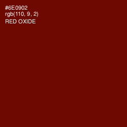 #6E0902 - Red Oxide Color Image